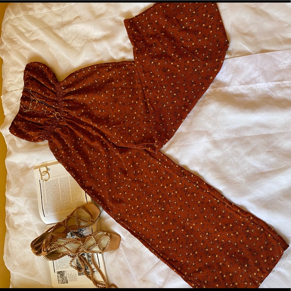 Ditsy floral jumpsuit